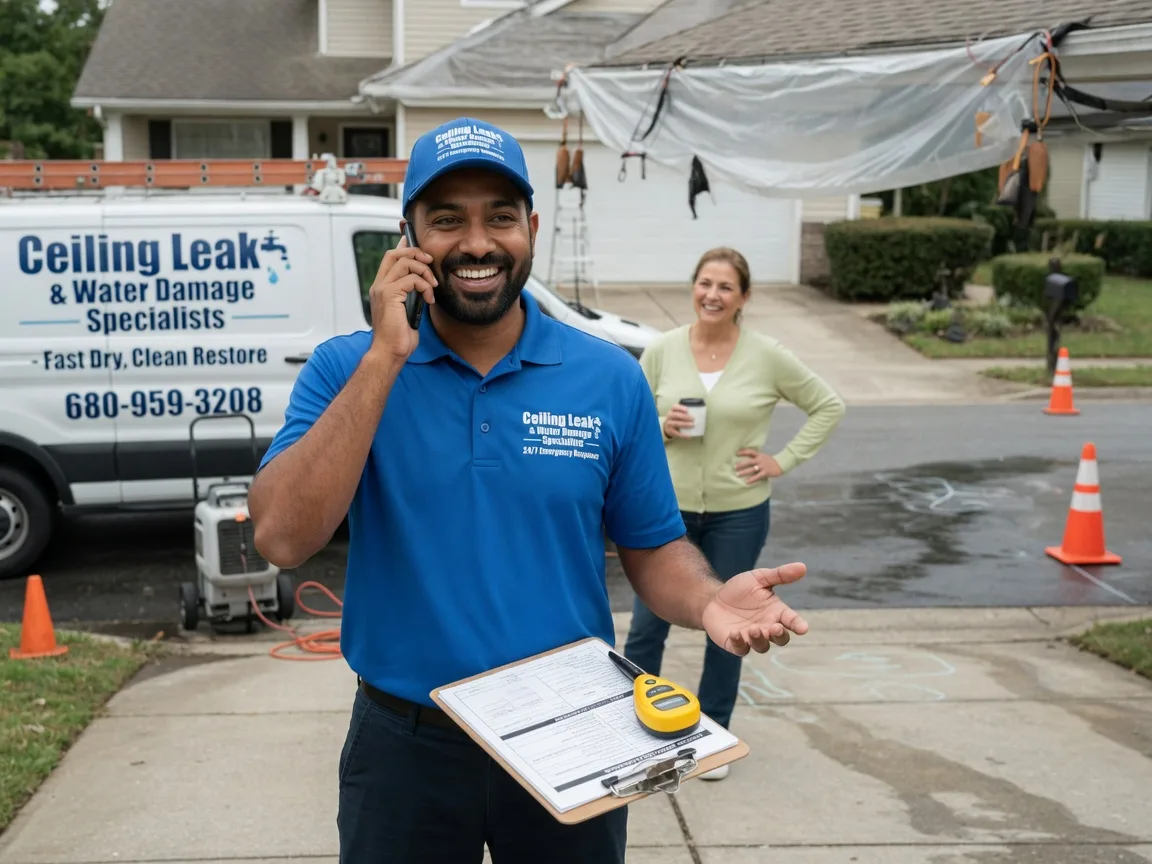 Ceiling Leak Cleanup Nemaha, NE FAQs